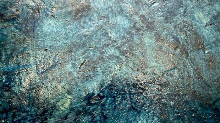 Мраморный пол из бетонного в гараже своими руками