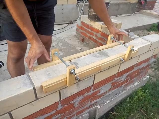 Приспособление для кладки кирпича своими руками планок, вертикальных, конструкции, приспособления, 11х25, горизонтальных, потребуется, помощью, кладку, чтобы, гвоздей, только, диаметром, 19х40, ммдвух, внутренней, кирпича, винты, кладке, гайками