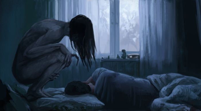 🌙 А у вас бывало: оборачиваешься — а там пусто, а холодок по спине всё равно пробежал?