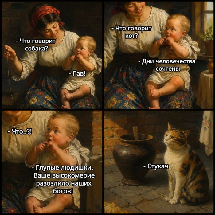 Утро начинается не с кофе, а с хорошего настроения! ☕️😂