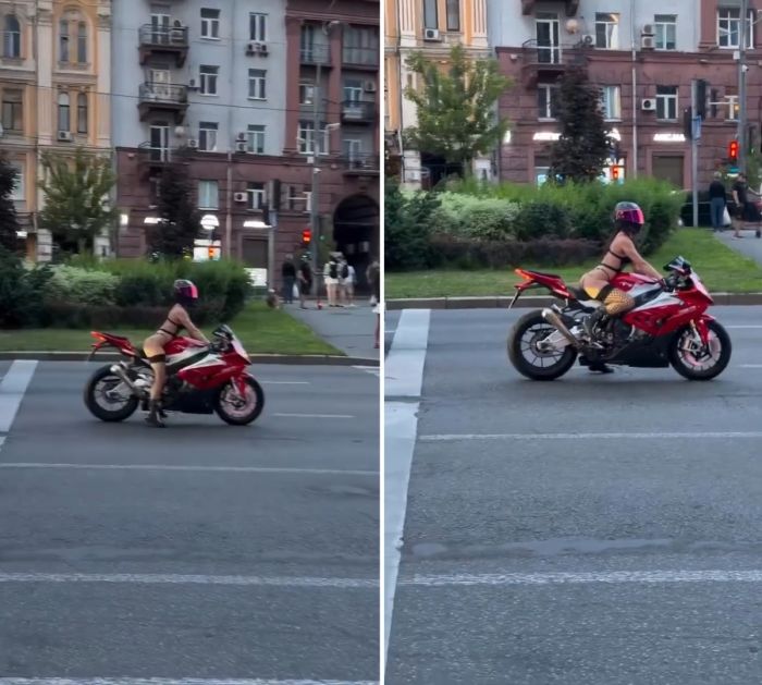 Когда поехала за хлебушком налегке